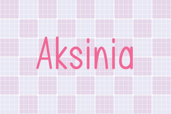 Aksinia Handwritten Font for Web Design