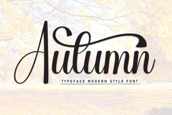 Auntumn: A Sweet Script Font for Digital Design