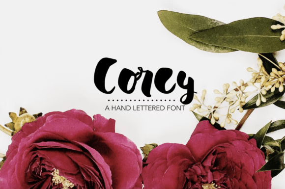 Corey: The Bold Script Font That Elevates Your Brand