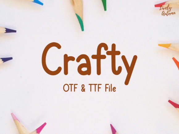 Crafty: A Handwritten Font for Editorial Elegance