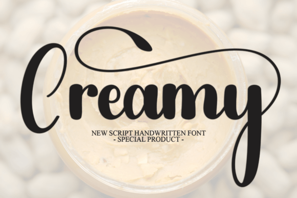 Creamy: A Friendly Handwritten Font for Digital Branding