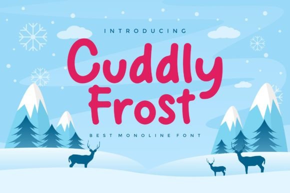 Cuddly Frost: A Playful, Confident Display Font for Editorial Charm