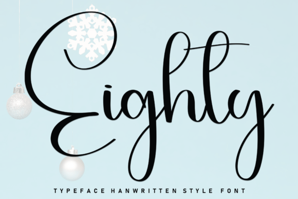 Eighty Handwritten Font for Crafters & Sellers