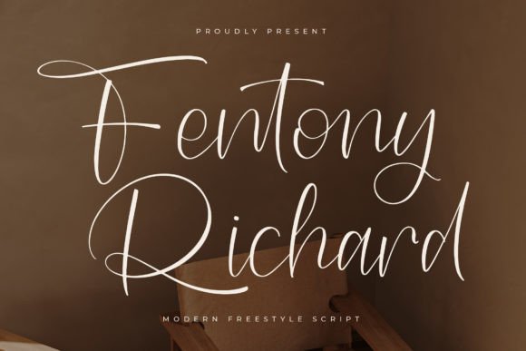 Fentony Richard: A Sophisticated Script Font for Small Business Branding