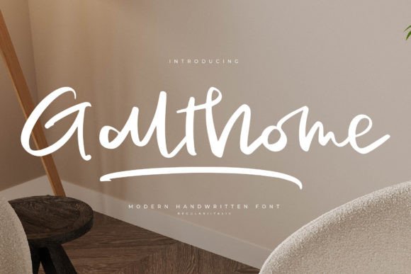 Galthome: A Sophisticated Script Font for Digital Branding