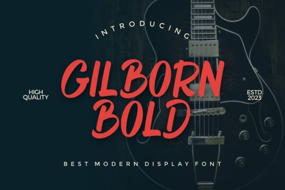Gilborn Bold: A Handwritten Font That Feels Like Luxury in Every Curve