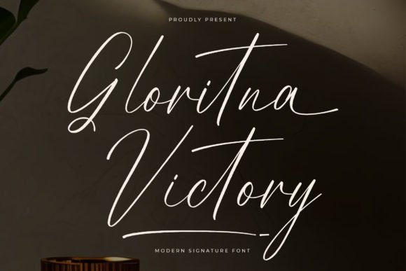 Gloritna Victory: A Script Font That Elevates Digital Branding
