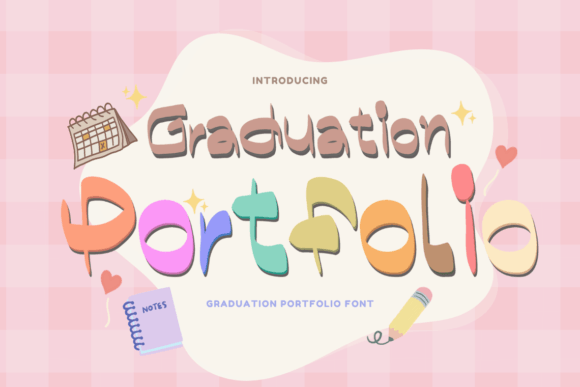 Graduation Portfolio: A Thoughtful Script Font for Academic Celebrations