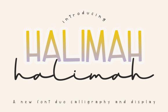 Halimah: A Thoughtful Script Font for Editorial Warmth