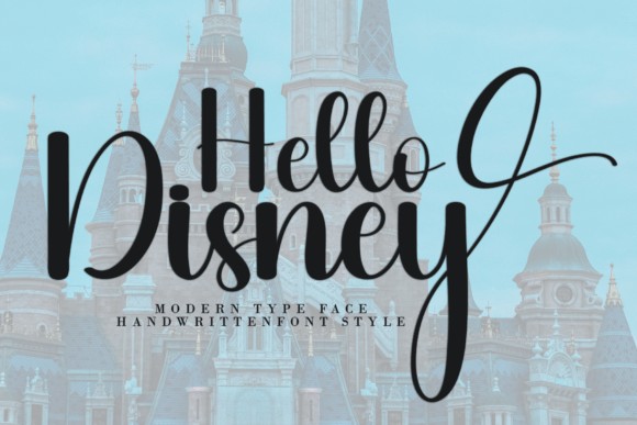 Hello Disney Font: A Handwritten Touch That Elevates Real Branding