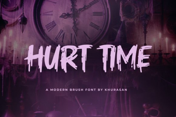 Hurt Time: A Quirky Script Font for Editorial Charm