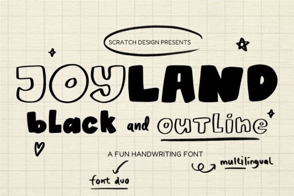 Joyland Handwritten Font for Happy, Handmade Designs