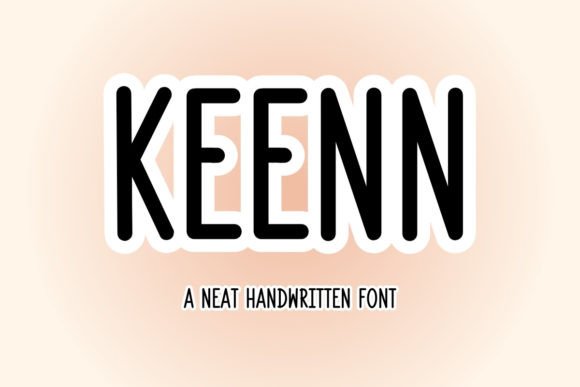 Keenn Font: A Handwritten Touch for Real-Made Products
