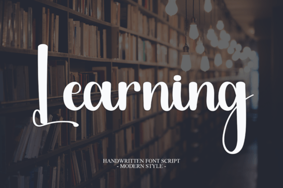 Learning: A Handwritten Font That Makes Your Brand Feel Human