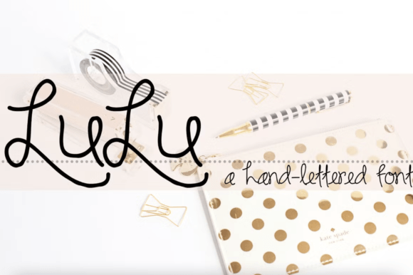 Lulu: A Playful Hand-Lettered Font for Warm, Human-Centered Web Design