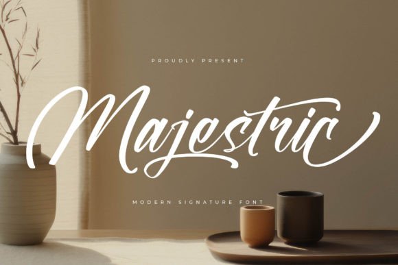 Majestric: A Sophisticated Script Font for High-Impact Campaigns