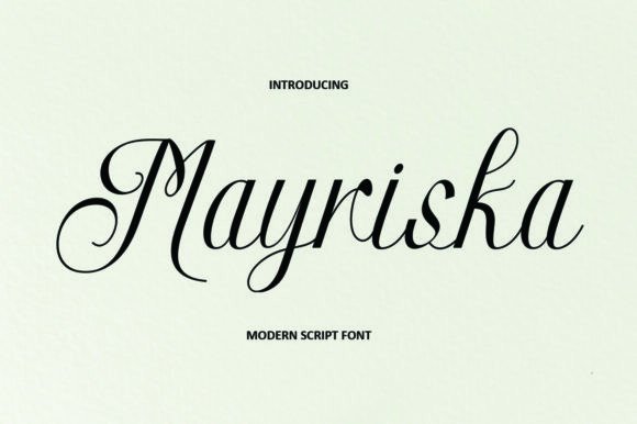 Mayriska: A Modern Script Font That Elevates Digital Branding