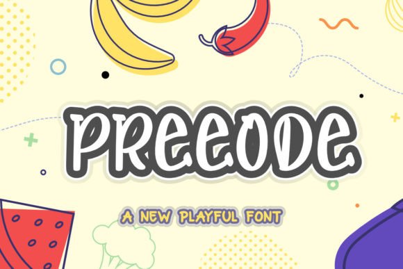 Preeode: A Playful Script Font for Warm, Memorable Branding