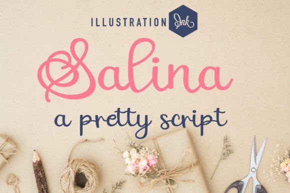 Salina: A Friendly Handwritten Script Font for Warm, Human Branding