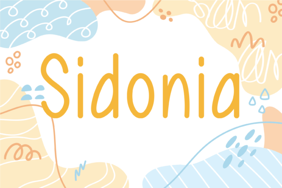 Sidonia: A Friendly Handwritten Font for Editorial Charm