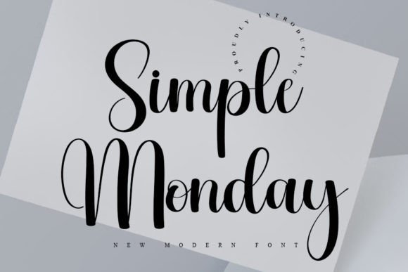 Simple Monday: A Handwritten Font That Converts