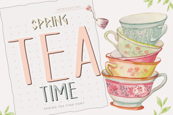 Spring Tea Time: A Whimsical Script Font for Editorial Warmth