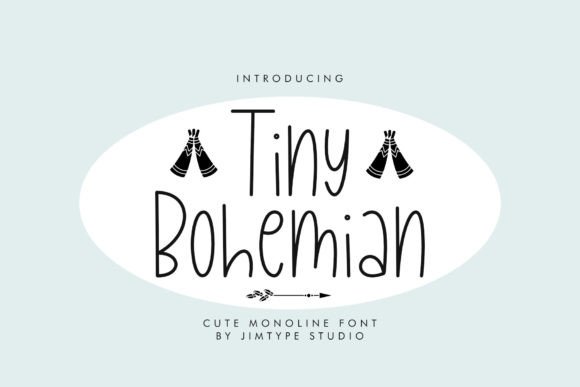 Tiny Bohemian Font: A Whimsical Touch for Real Small Business Brands
