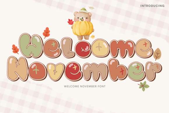 Welcome November Font: Autumn Charm for Your Brand