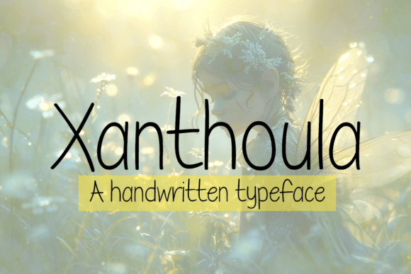 Xanthoula: A Refined Handwritten Font for Editorial Design